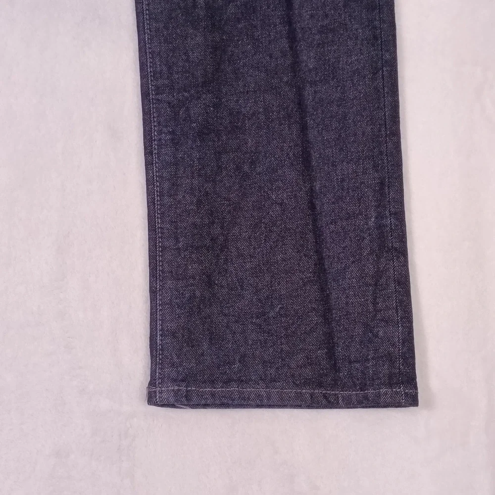 DSTLD Mens Straight Fit Selvedge Jeans Dark Indigo Blue 33x34 Button Fly - 34x33